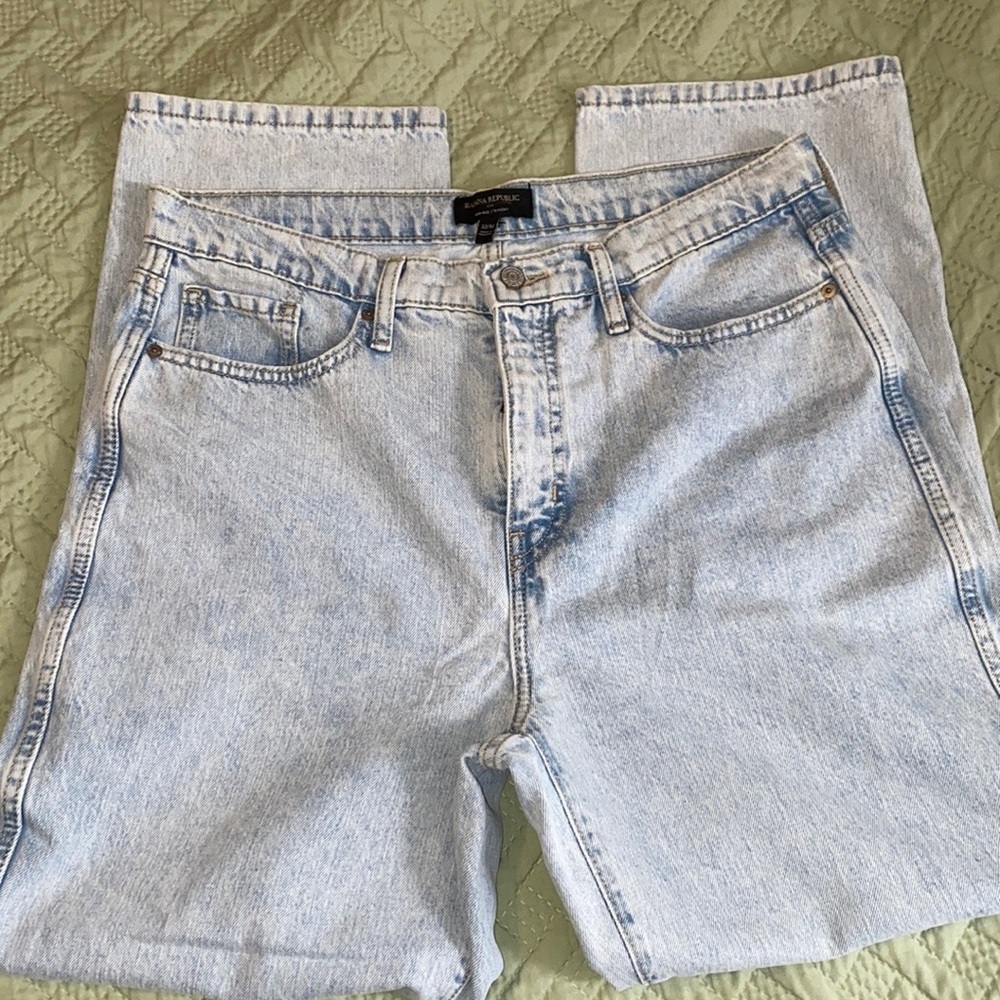 Banana Republic: High-Rise Straight, 32/14